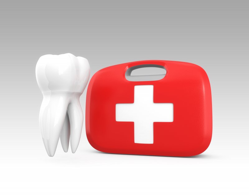 digital tooth and emergency first-aid kit